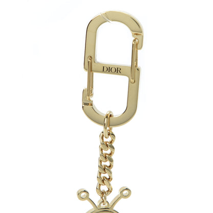 Christian Dior x KAWS Brass Bee Charm Key Ring Gold 3 of 5
