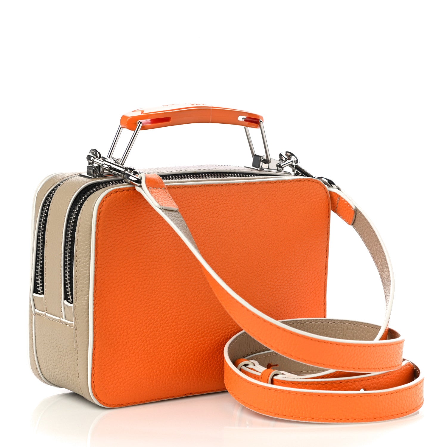 Marc Jacobs Calfskin The Box 20 Crossbody Orange 3 of 14