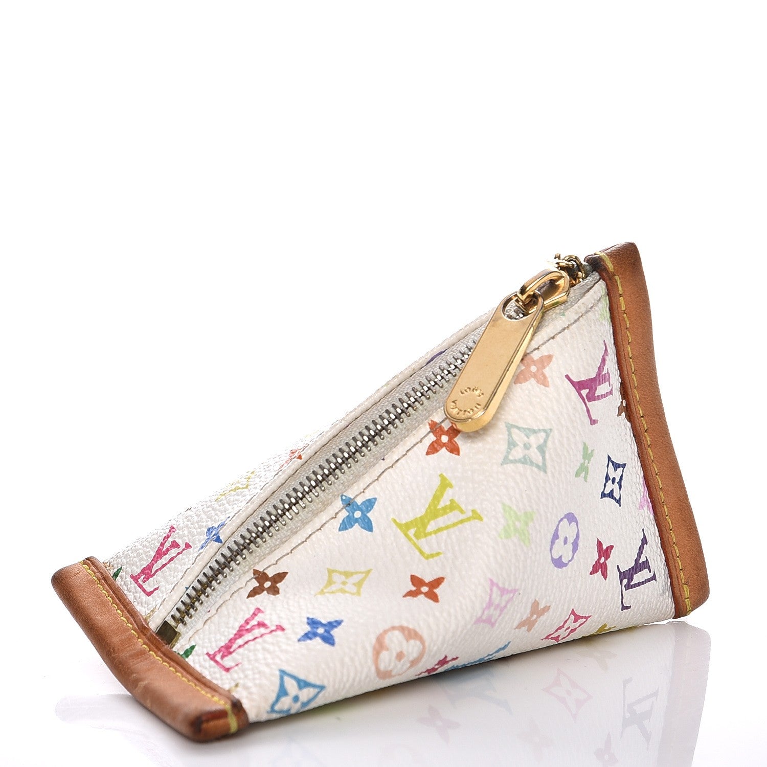 Louis Vuitton Monogram Multicolor Berlingot Coin Purse White 3 of 7