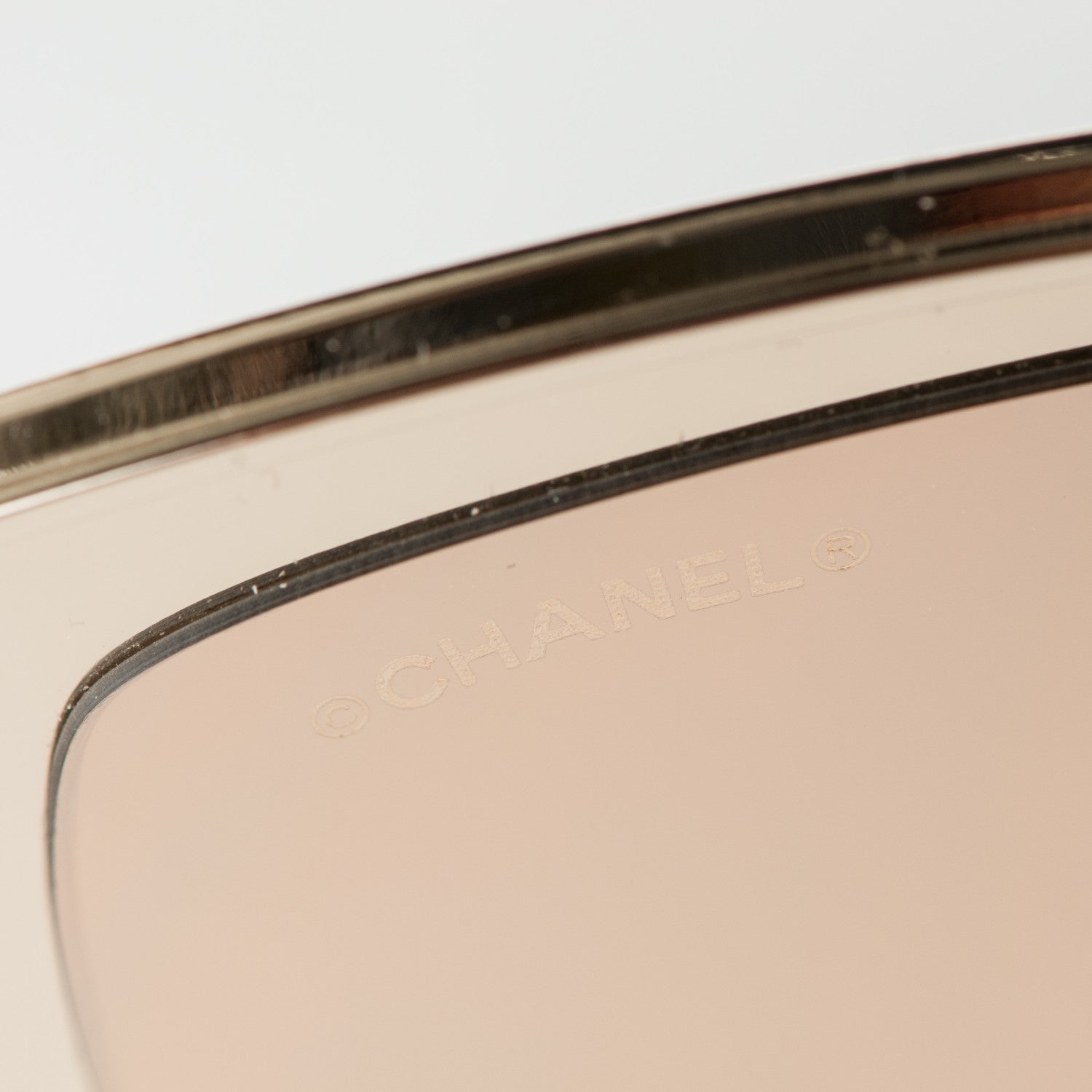 Chanel Metal Cat Eye Sunglasses 4222 Gold 8 of 9
