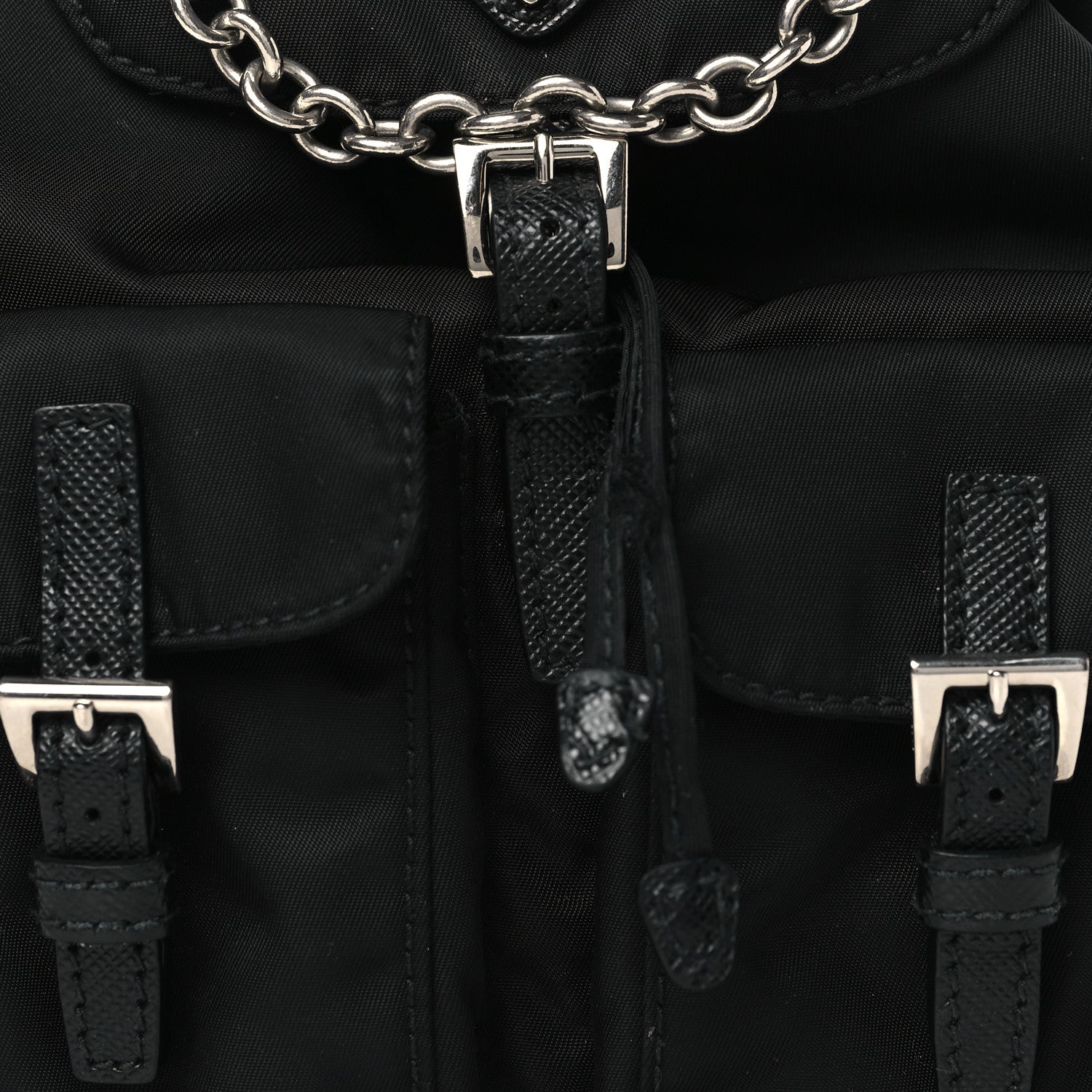 Prada Nylon Vela Mini Crossbody Backpack Black 9 of 13