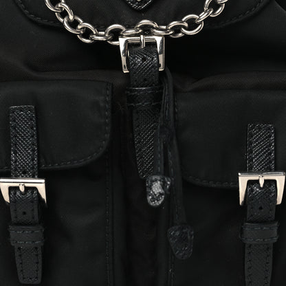 Prada Nylon Vela Mini Crossbody Backpack Black 9 of 13