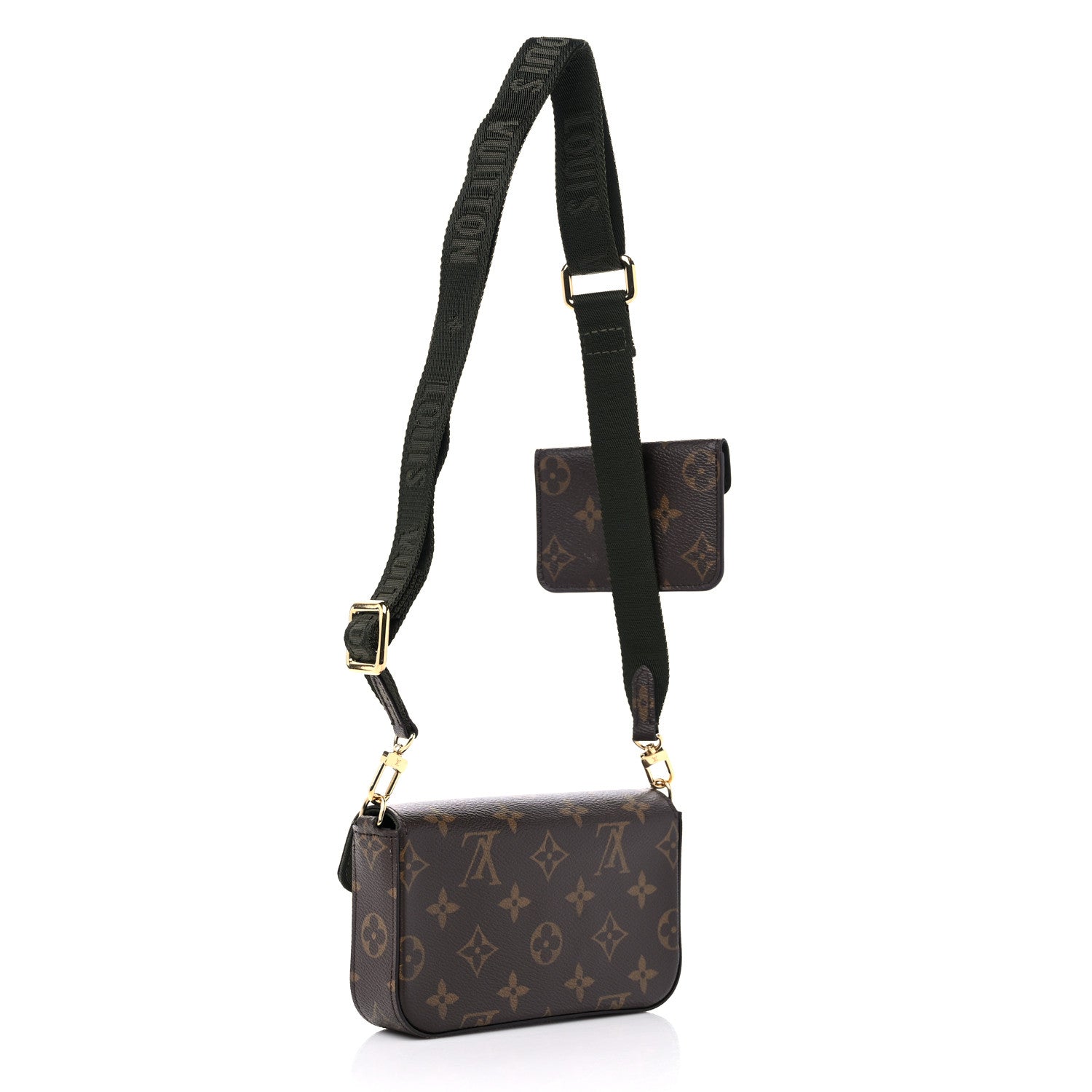 Louis Vuitton Monogram Felicie Strap & Go Kaki 3 of 9