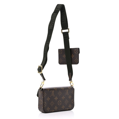Louis Vuitton Monogram Felicie Strap & Go Kaki 3 of 9