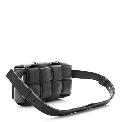 Bottega Veneta Nappa Maxi Intrecciato Padded The Belt Cassette Bag Black 3 of 10
