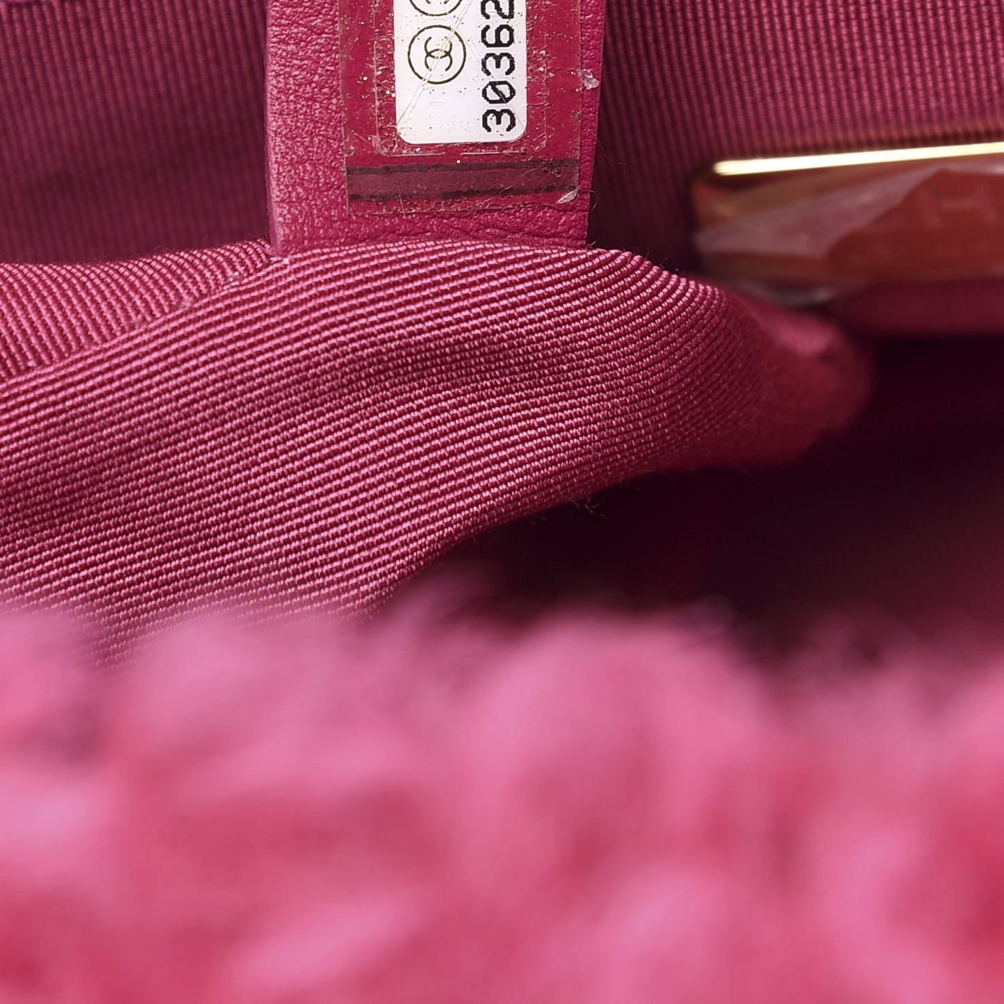 Shearling Sheepskin Medium 19 Flap Pink