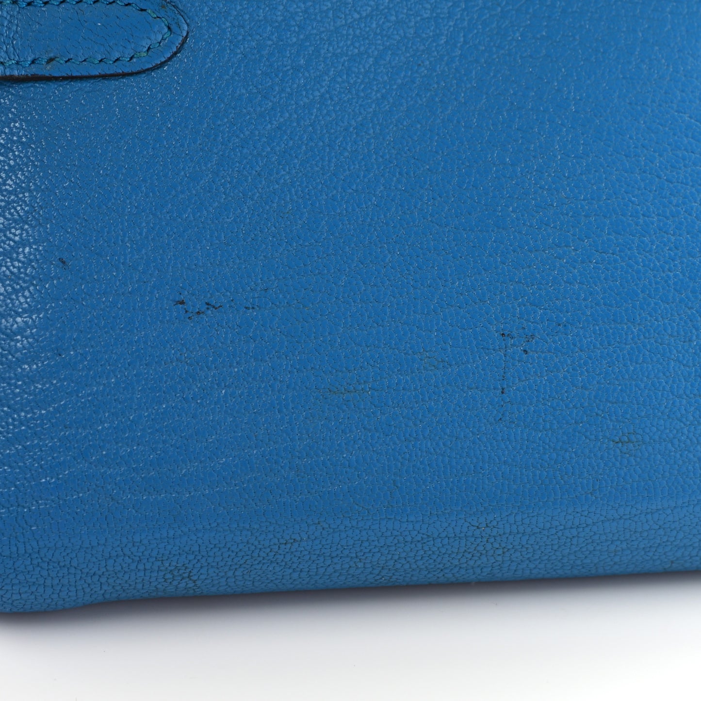 Chevre Mysore Kelly Longue Wallet Bleu Zanzibar