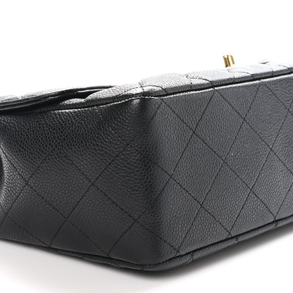 Chanel Caviar Quilted Jumbo Single Flap Black 9 of 10