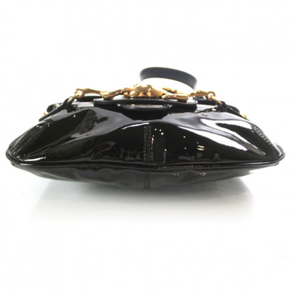 Gucci Patent Wave Flap Bag Black 5 of 9