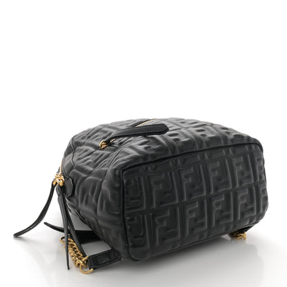 Fendi Nappa FF 1974 Embossed Mini Backpack Black 4 of 13