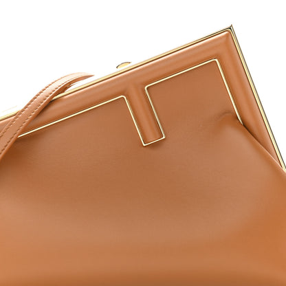 Fendi Shiny Nappa Small Fendi First Caramello 7 of 9