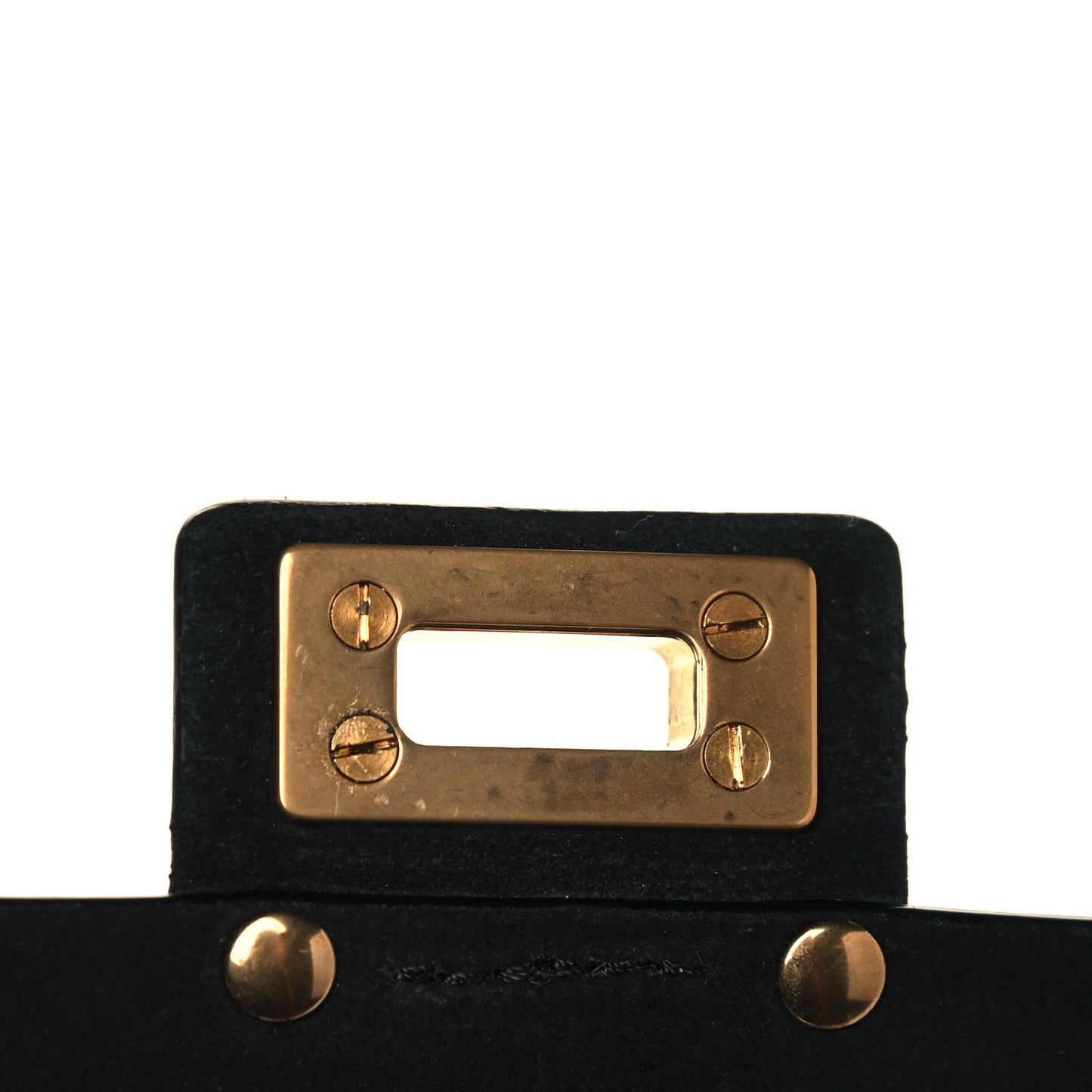 Calfskin Suede Small Jane Fringe Bag Black