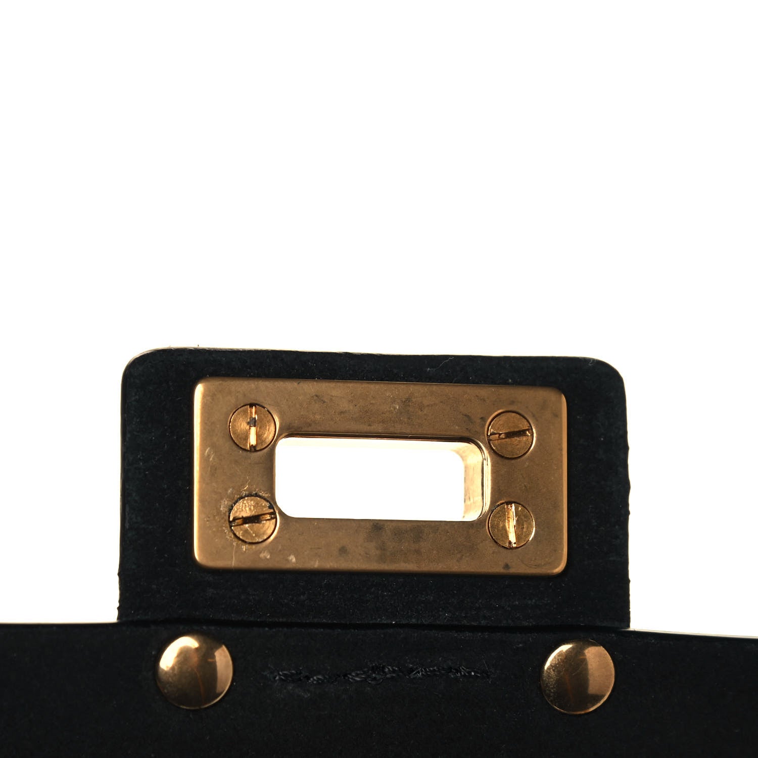 Chloe Calfskin Suede Small Jane Fringe Bag Black 15 of 20
