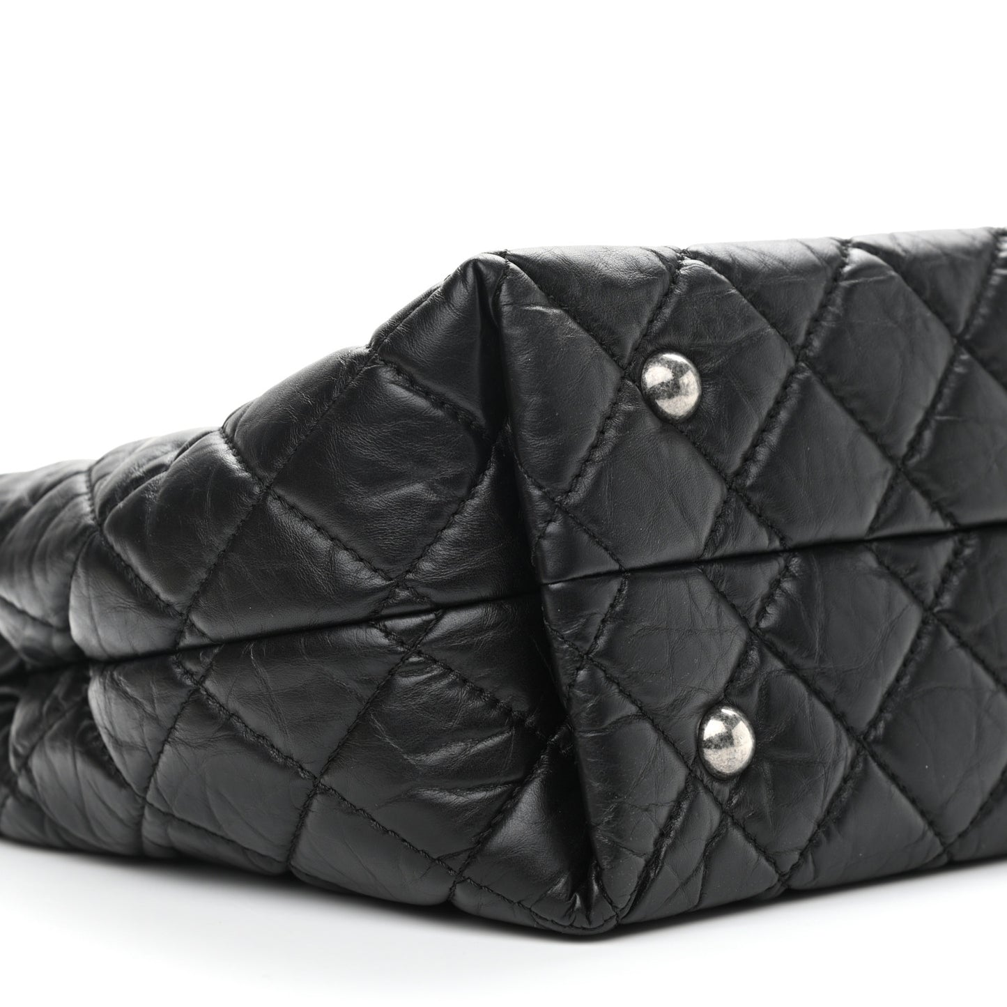 Aged Calfskin Reissue 2.55 Tote Black