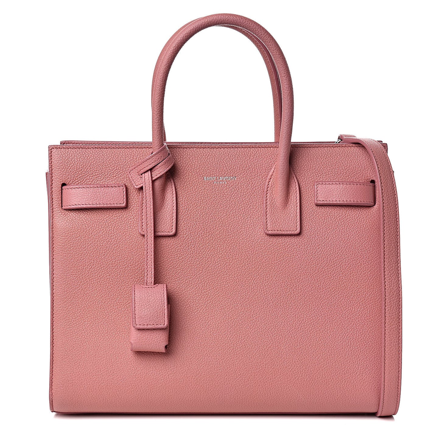 Grained Calfskin Baby Sac De Jour Dark Rose