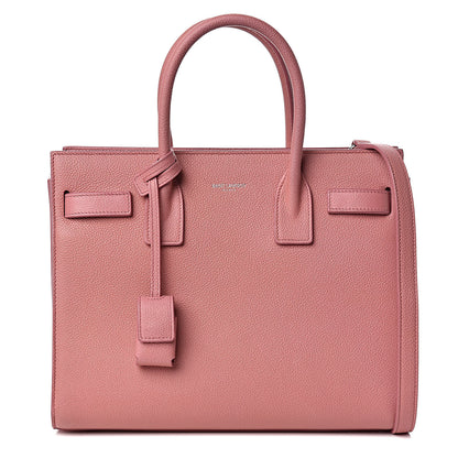 Saint Laurent Grained Calfskin Baby Sac De Jour Dark Rose 1 of 10
