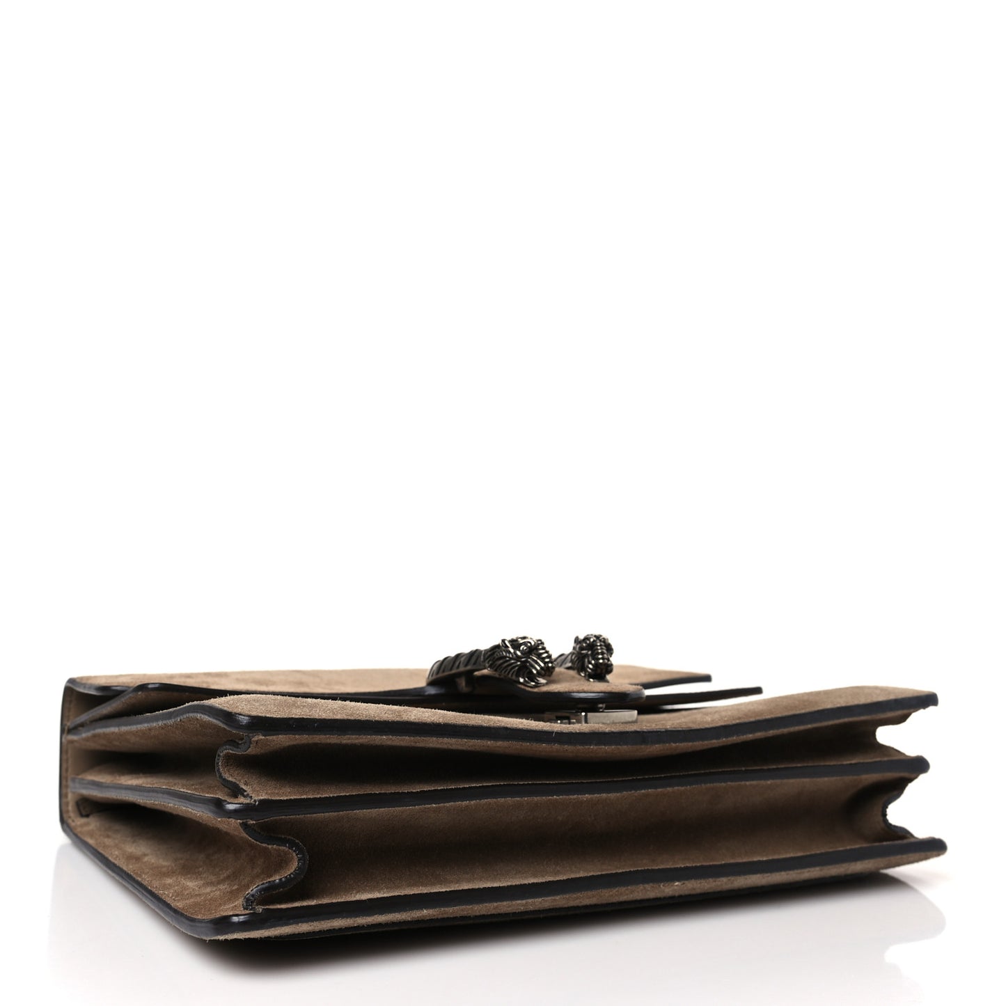 Suede Medium Dionysus Shoulder Bag Taupe