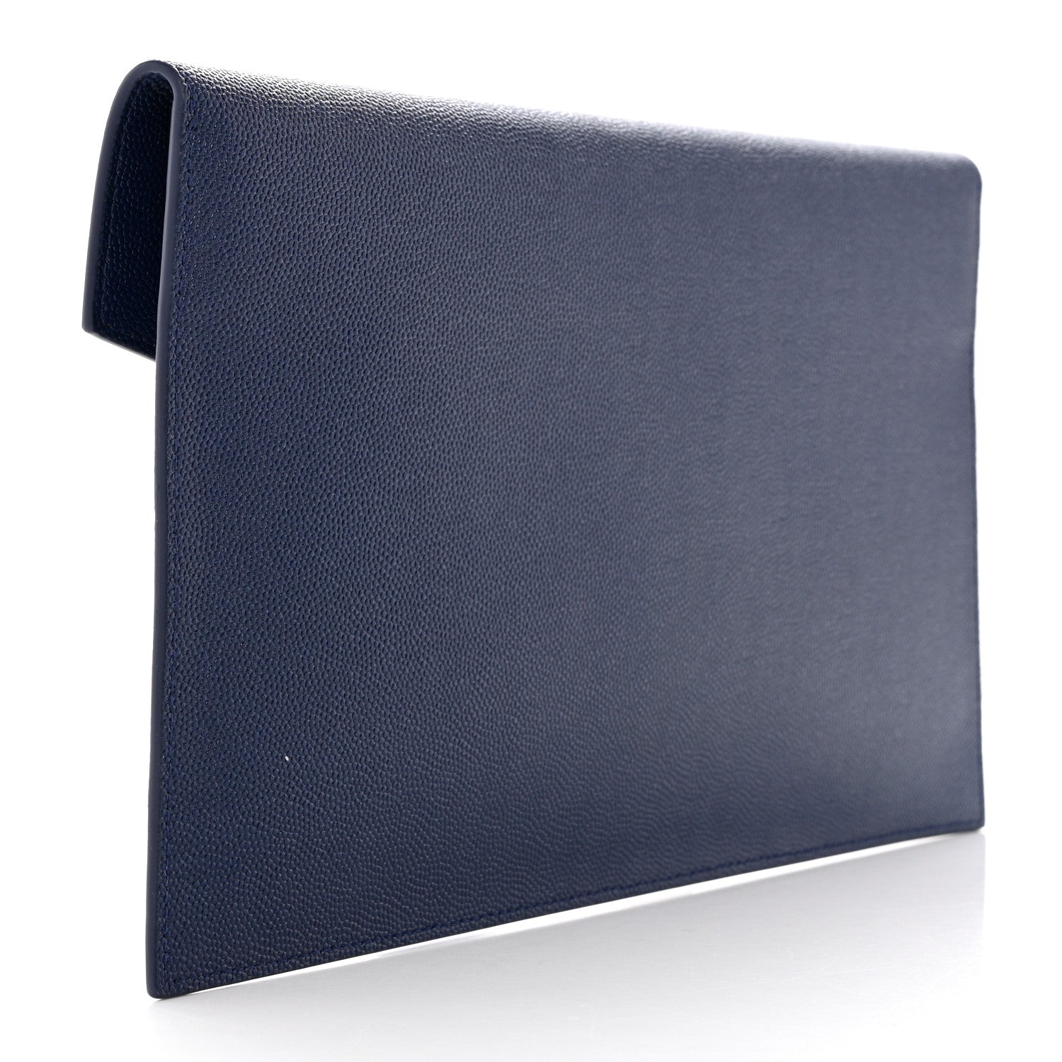 Saint Laurent Grain De Poudre Uptown Pouch Blue Charron 3 of 7