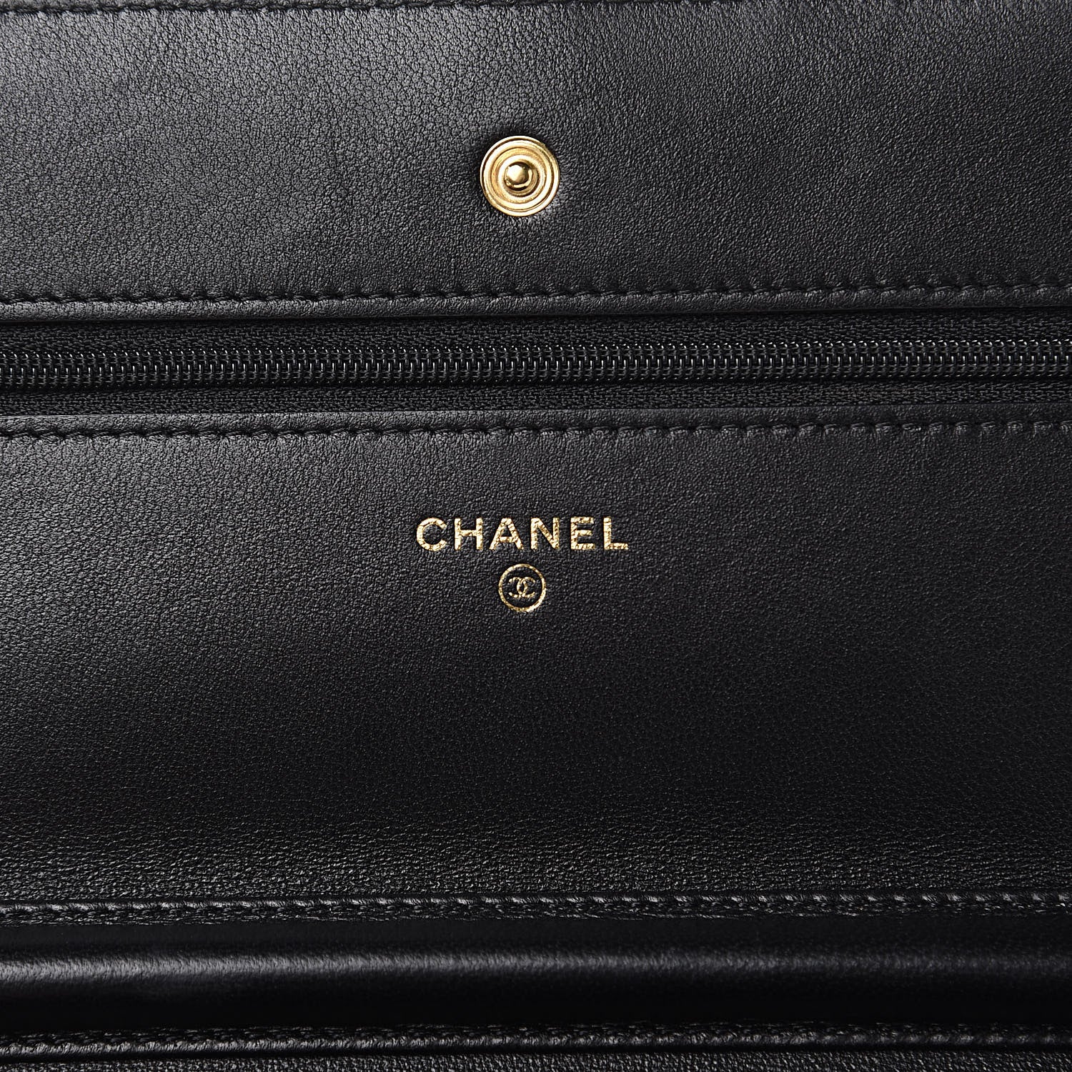 Chanel Lambskin Quilted Egyptian Amulet Wallet On Chain WOC Black 6 of 13