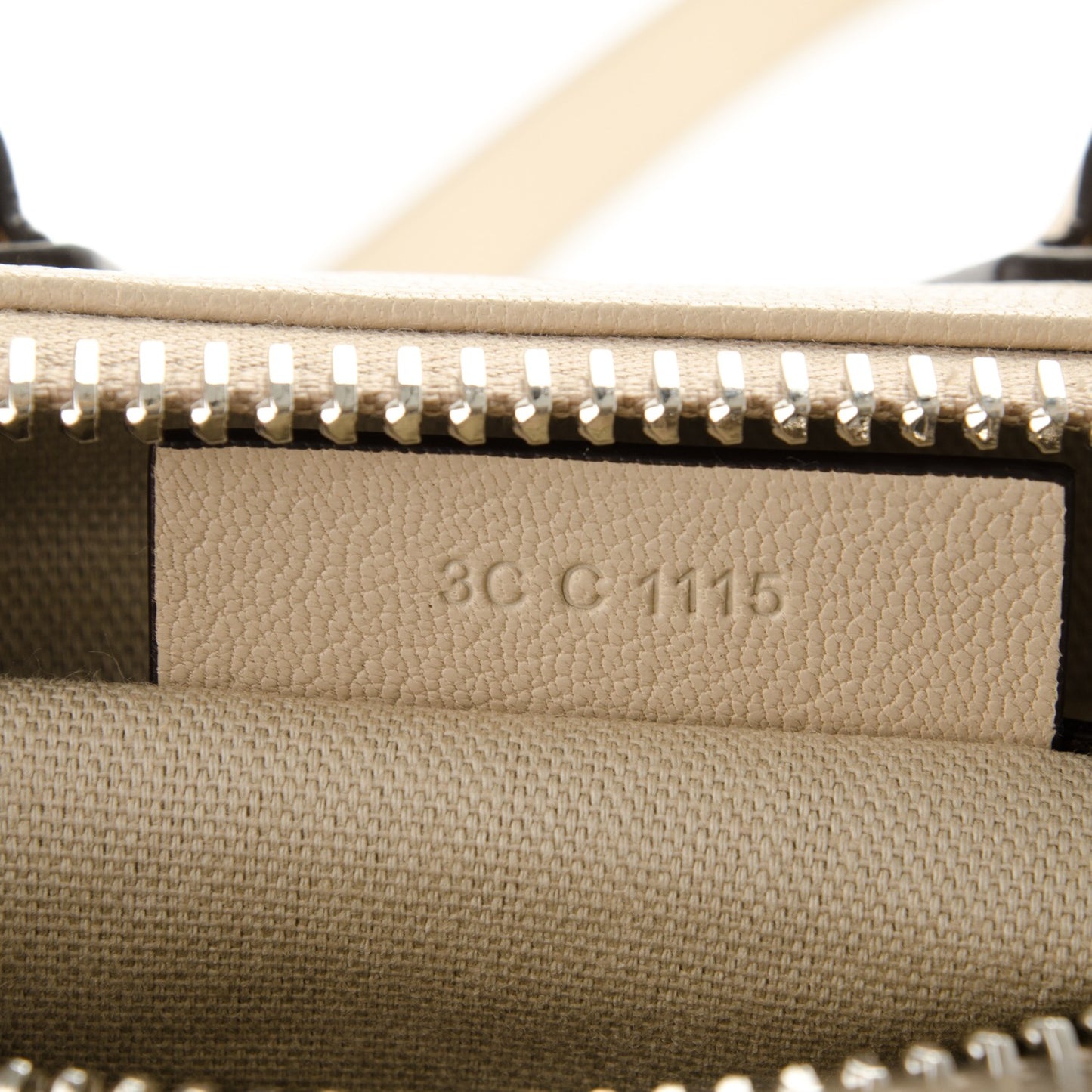 Sugar Goatskin Mini Antigona Beige Buff