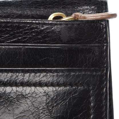 Prada Vitello Shine Zip Flap Wallet Black 10 of 17
