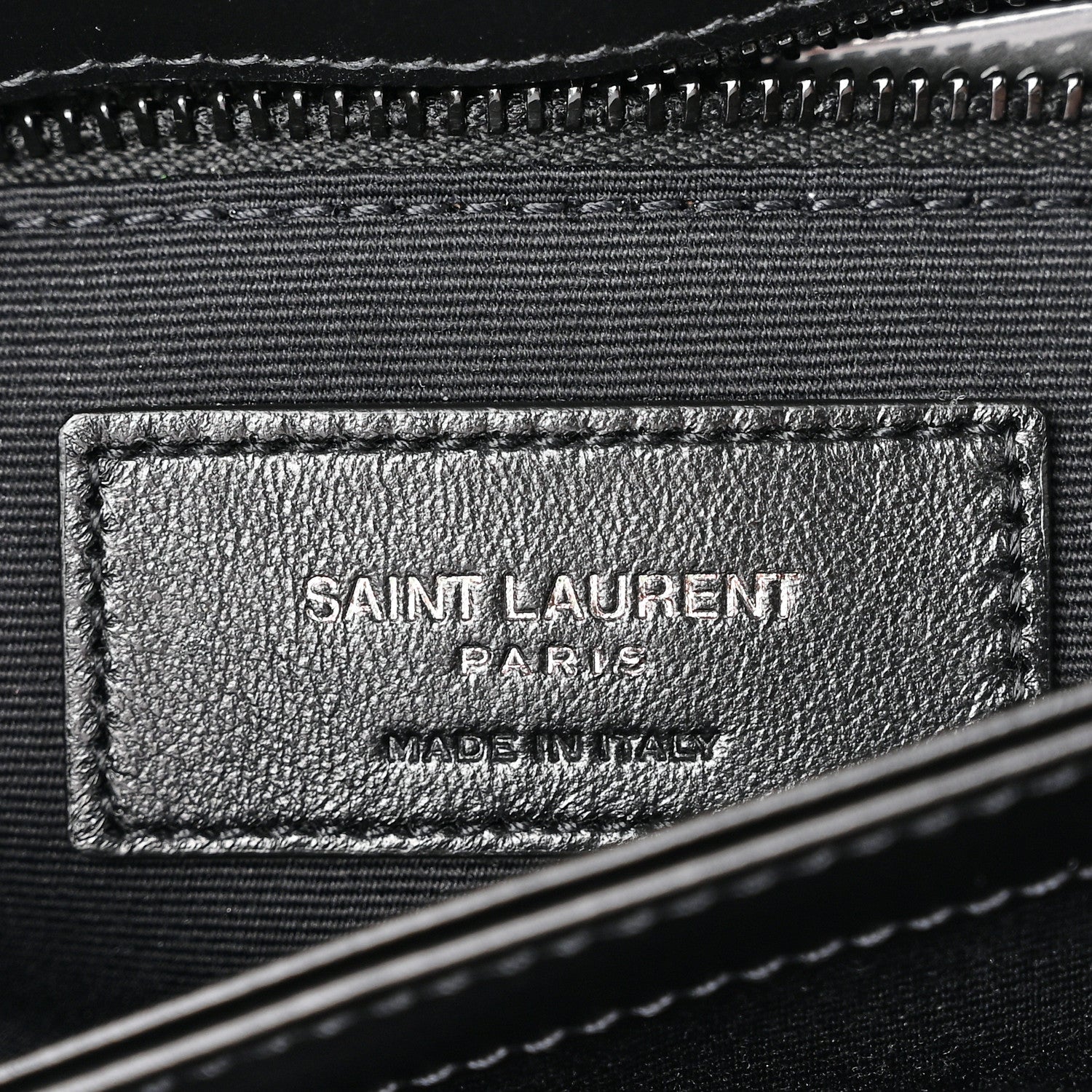 Saint Laurent Calfskin Y Quilted Monogram Monochrome Toy Loulou Crossbody Bag Black 6 of 11