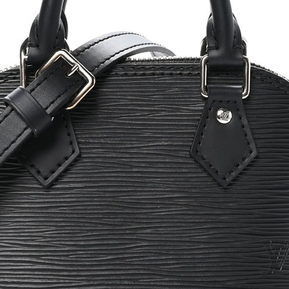 Louis Vuitton Epi Alma Nano Black 7 of 9