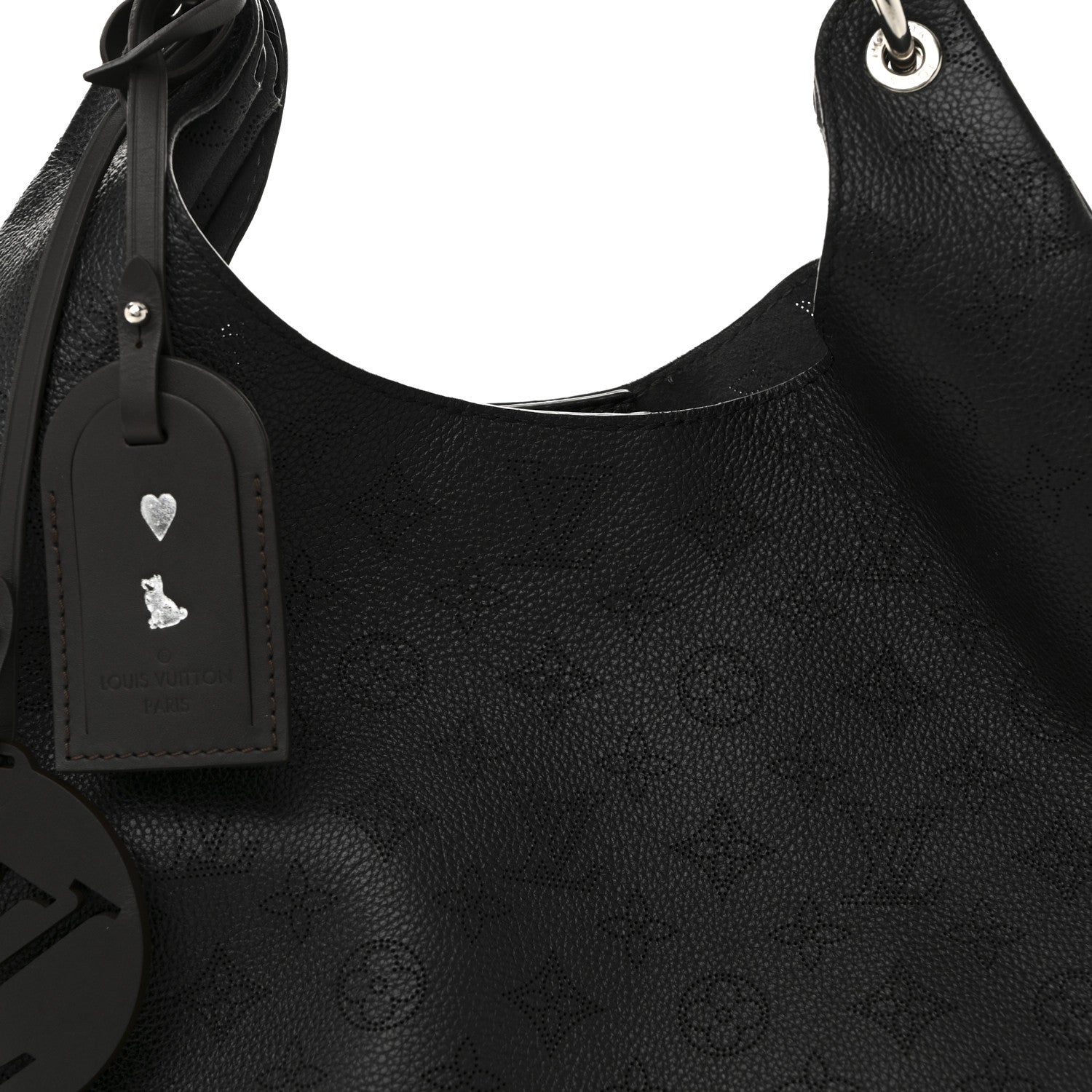 Louis Vuitton Mahina Carmel Hobo Black 7 of 13