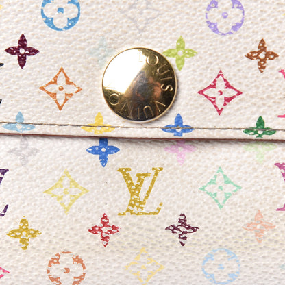 Louis Vuitton Monogram Multicolor Sarah Wallet White 20 of 20