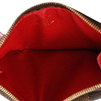 Louis Vuitton Damier Ebene Recto Verso Card Holder Red 5 of 8