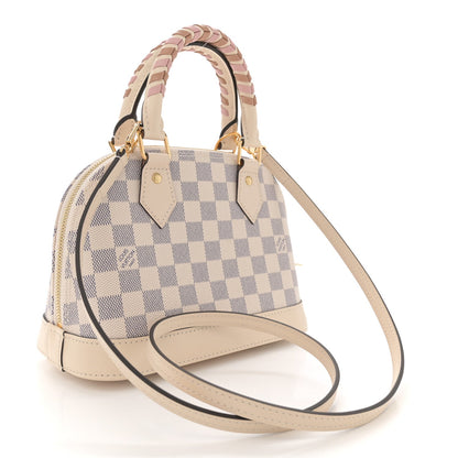 Louis Vuitton Damier Azur Braided Alma BB 3 of 9
