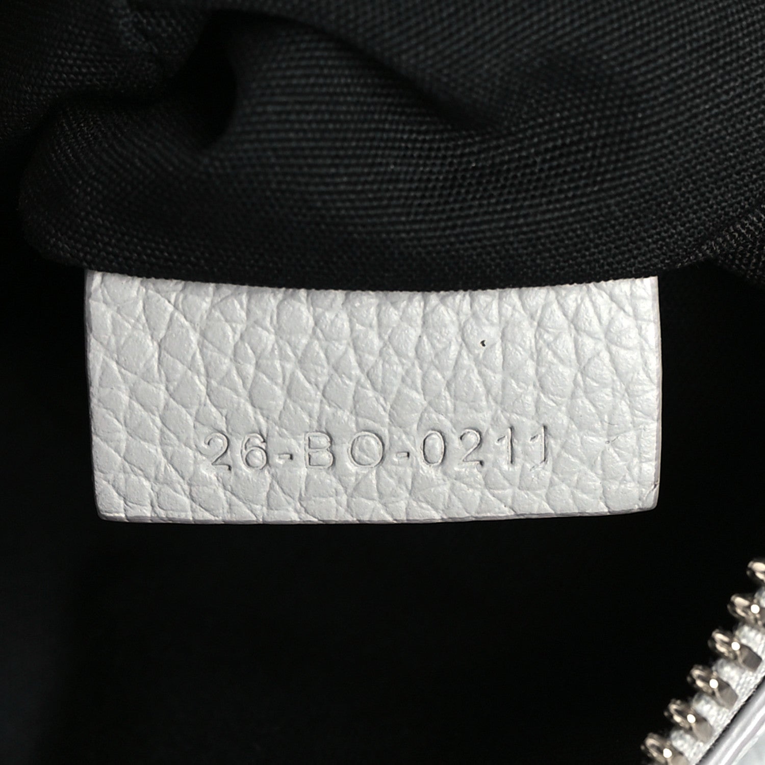 Christian Dior Grained Calfskin Kim Jones Saddle Bag Light Grey 7 of 8