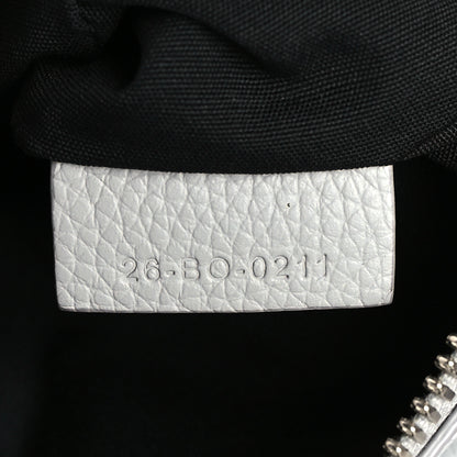 Christian Dior Grained Calfskin Kim Jones Saddle Bag Light Grey 7 of 8