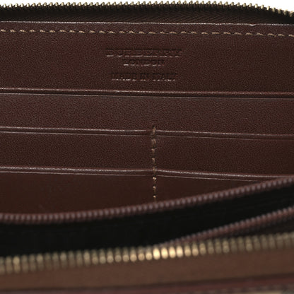 Burberry Haymarket Check Large Ziggy Zip Around Wallet Beige 6 of 10