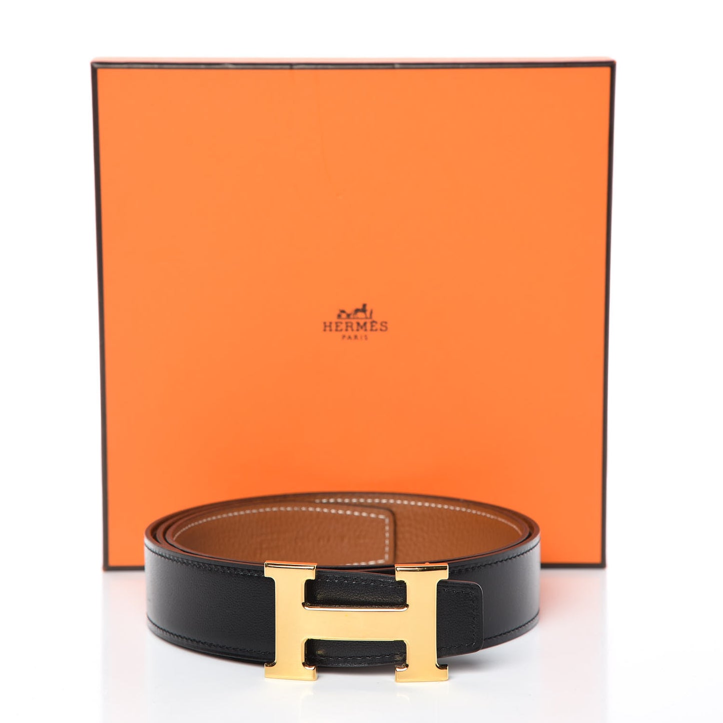 Box Togo 32mm H Belt 95 Black Gold