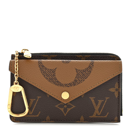 Louis Vuitton Reverse Monogram Recto Verso Card Holder Brown 1 of 7