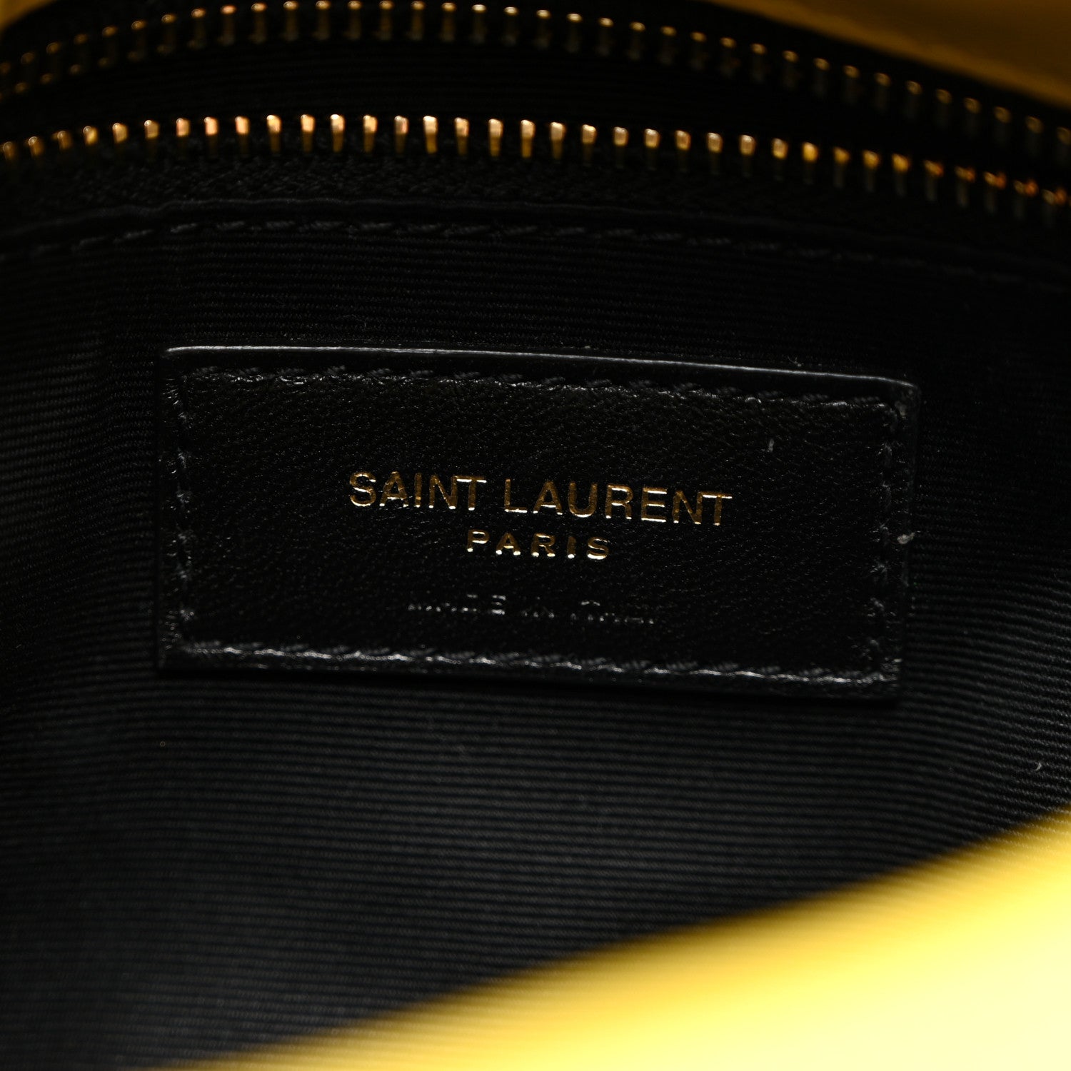 Saint Laurent Canvas Quilted Toy Loulou Puffer Monogram Chain Satchel Jaune Citron 6 of 10