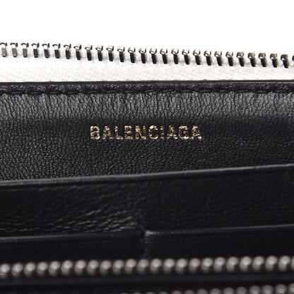 Balenciaga Smooth Calfskin Logo Rainbow Ville Continental Zip Around Wallet Multicolor 6 of 6
