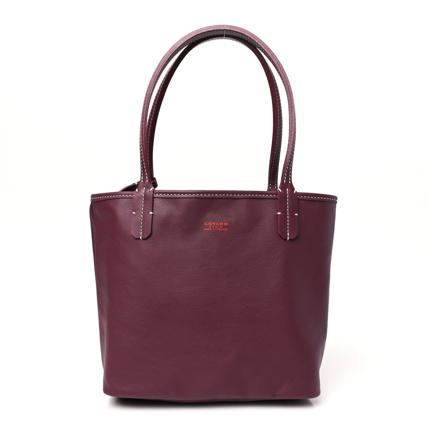 Goyardine Reversible Mini Anjou Burgundy