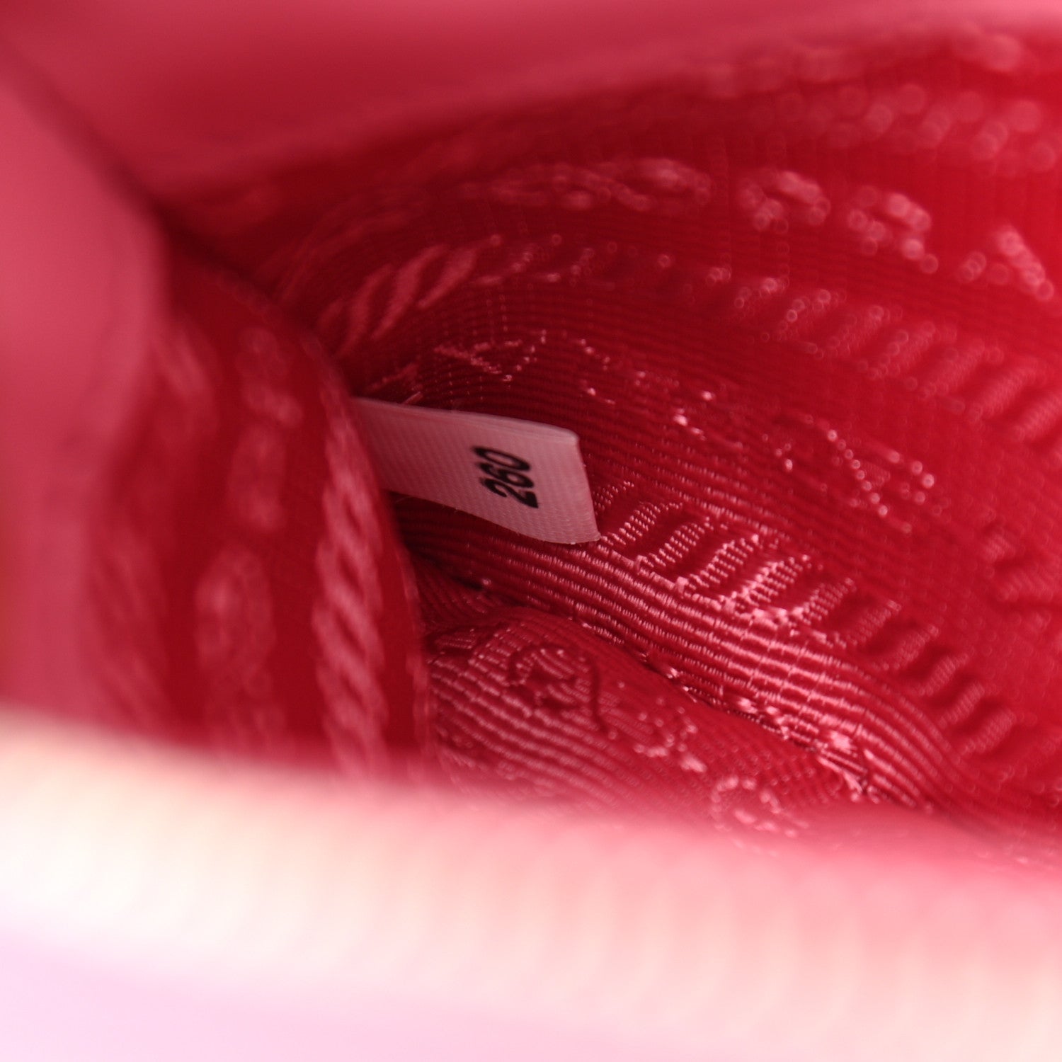 Prada Soft Calfskin Diagramme Camera Bag Begonia 7 of 10