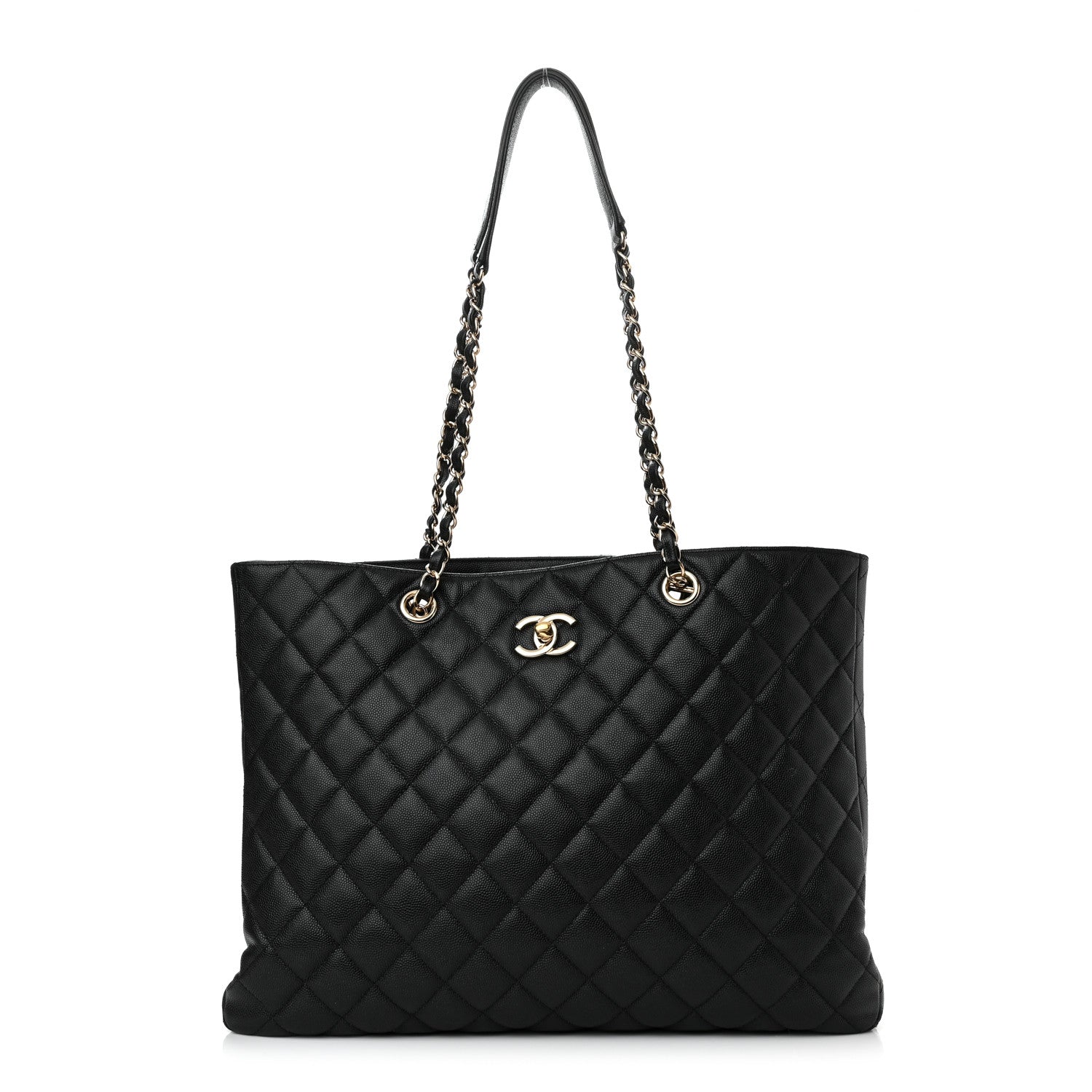 Chanel Caviar Quilted Large Shopping Tote Black 1 of 10