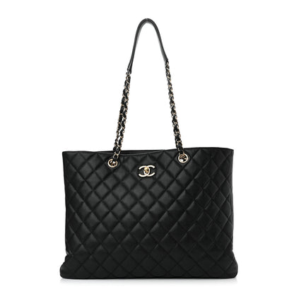 Chanel Caviar Quilted Large Shopping Tote Black 1 of 10