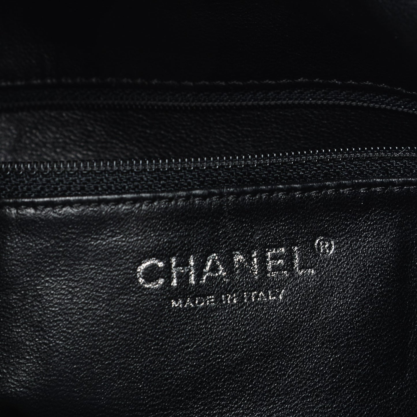 Calfskin Modern Chain Hobo Black