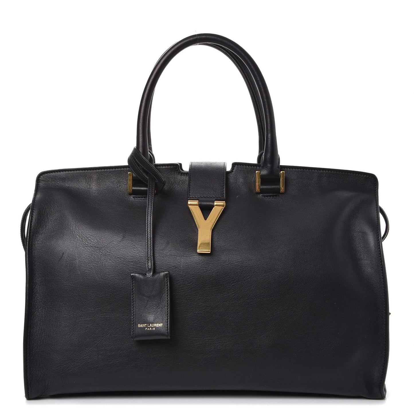 Calfskin Medium Classic Y Cabas Black