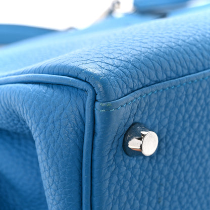 Hermes Togo Kelly Retourne 25 Bleu Frida 14 of 14