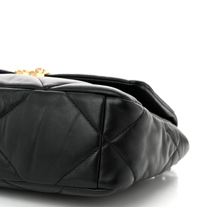 Chanel Lambskin Quilted Medium Chanel 19 Flap Black 10 of 11