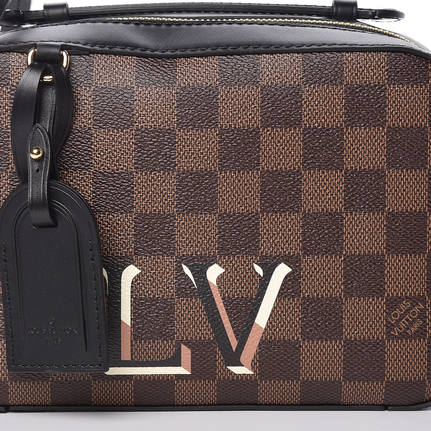 Louis Vuitton Damier Ebene Santa Monica Black 10 of 11