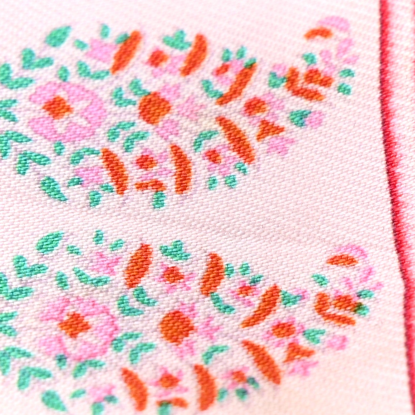 Silk Coup De Fouet Au Bloc Twilly Rose Nacre Turquoise