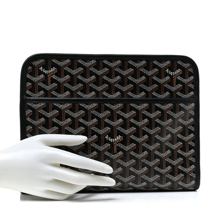 Goyard Goyardine Jouvence MM Toiletry Pouch Black 2 of 8