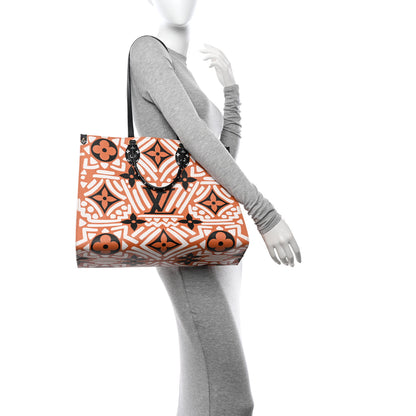 Louis Vuitton Monogram Giant Crafty Onthego GM Crème Caramel 2 of 10